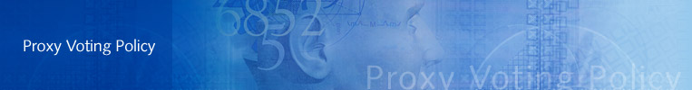 Proxy Voting Policy